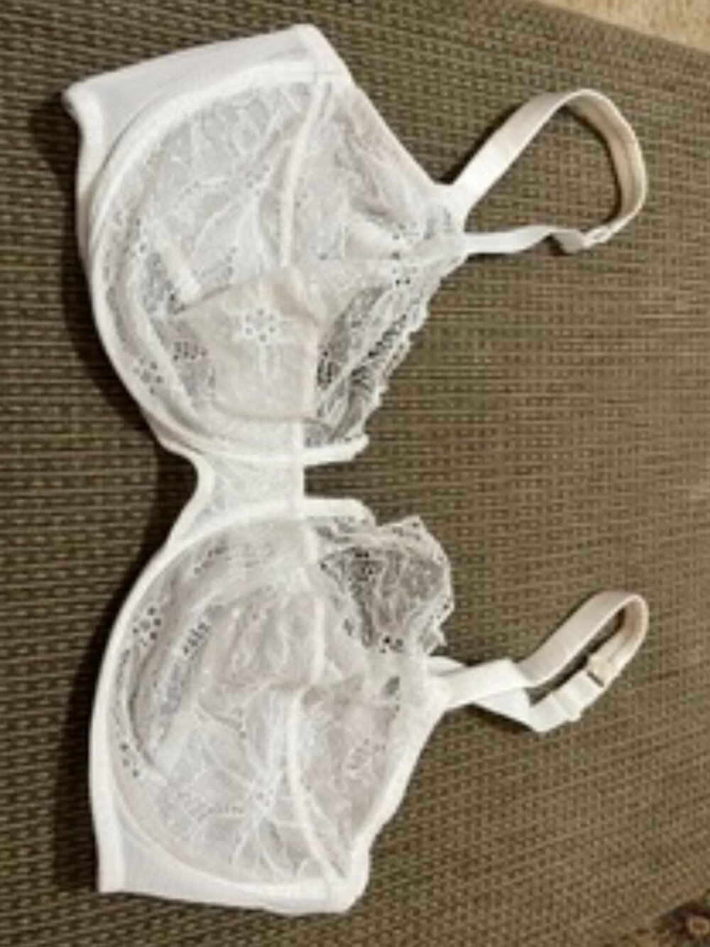La Perla Malizia White Sheer Lace Underwire Bra